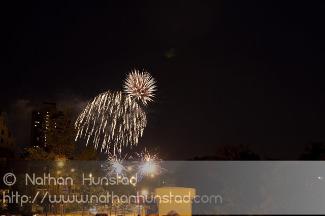 Minneapolis fireworks on 4 July 2010